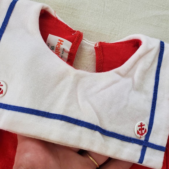 Vintage Healthtex Sailor Dress 18 months - Picture 4 of 11